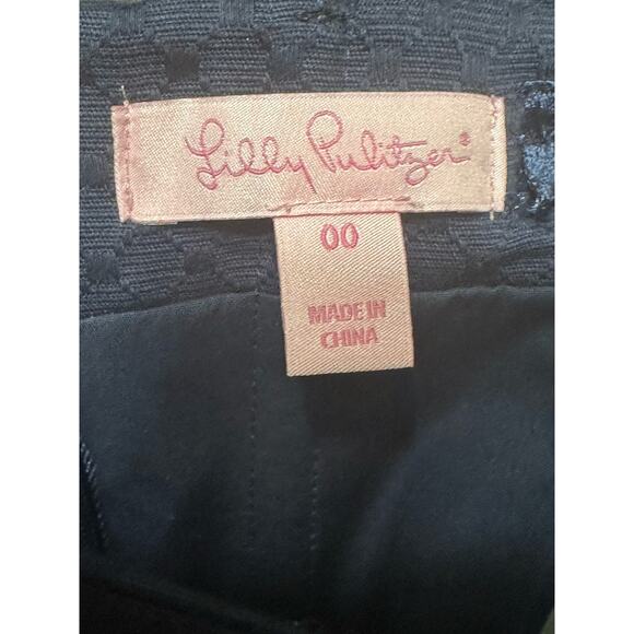 Lilly Pulitzer Demi Convertible Dress True Navy & Gold Size 00 - Picture 9 of 9